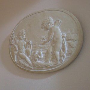 Cherubs 3-D Plaque / Wall Decor